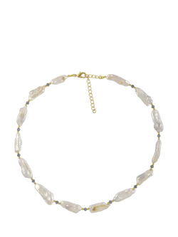 Shyla Bondi Pearl Lolite Necklace, Gold Plated, Gold