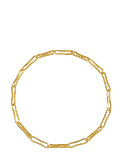 Shyla Chunky Link Necklace, Gold, Gold