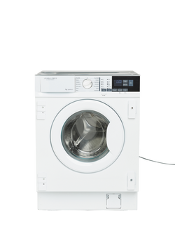 John Lewis JLBIWM1417 Integrated Washing Machine, 7kg Load, 1400rpm Spin, White, White