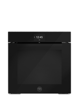 Bertazzoni Modern Series FMOD6117PTB3 60cm Built-in Self Cleaning Electric Single Oven, Black Glass