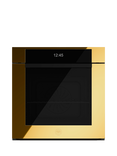 Bertazzoni Modern Series FMOD6117PTG3 60cm Built-in Self Cleaning Electric Single Oven, Gold