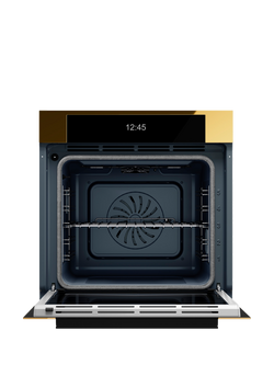 Bertazzoni Modern Series FMOD6117PTG3 60cm Built-in Self Cleaning Electric Single Oven, Gold - view 2, Gold