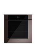 Bertazzoni Modern Series FMOD6117PTS3 60cm Built-in Self Cleaning Electric Single Oven, Obsidian