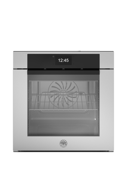 Bertazzoni Modern Series FMOD6117PTX3 60cm Built-in Self Cleaning Electric Single Oven, Stainless Steel, Stainless Steel