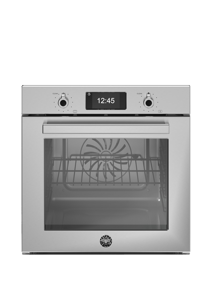 Bertazzoni Professional Series FPRO6117PTX3 60cm Built-in Self Cleaning Electric Single Oven, Stainless Steel, Stainless Steel