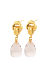 Shyla Chunky Knot Drop Earrings