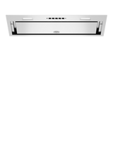 Bertazzoni KIN52MOD1XC/2 52cm Integrated Cooker Hood, Stainless Steel