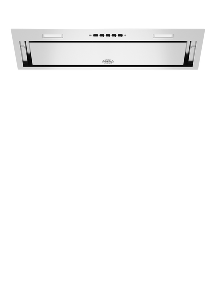 Bertazzoni KIN52MOD1XC/2 52cm Integrated Cooker Hood, Stainless Steel, Stainless Steel