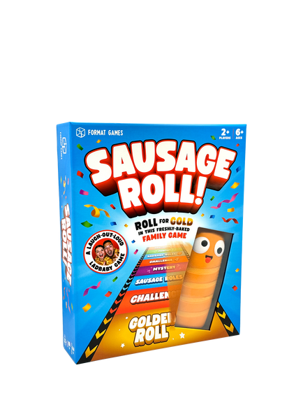 Format Games Sausage Roll Party Game, Blue