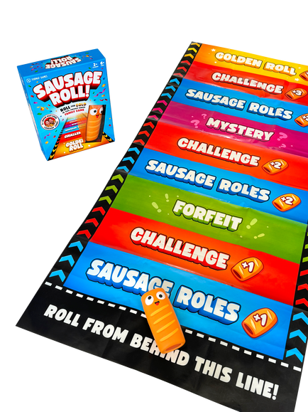 Format Games Sausage Roll Party Game - view 2, Blue