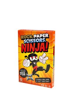 Format Games Rock Paper Scissors Ninja Party Game, Orange