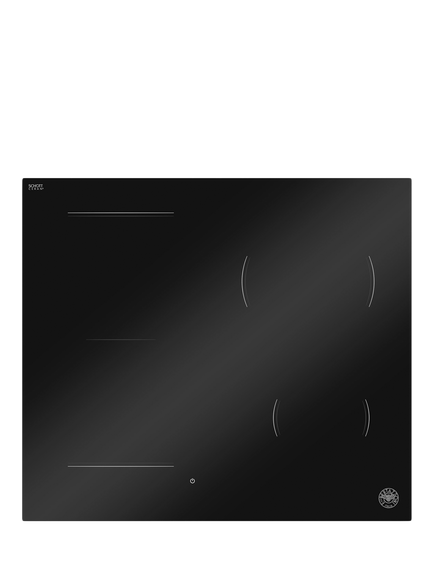 Bertazzoni P604I1M30NP 60cm Induction Hob, Black Glass, Black Glass