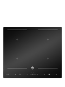 Bertazzoni P604I2M28NVS 60cm Induction Hob, Black Glass, Black Glass