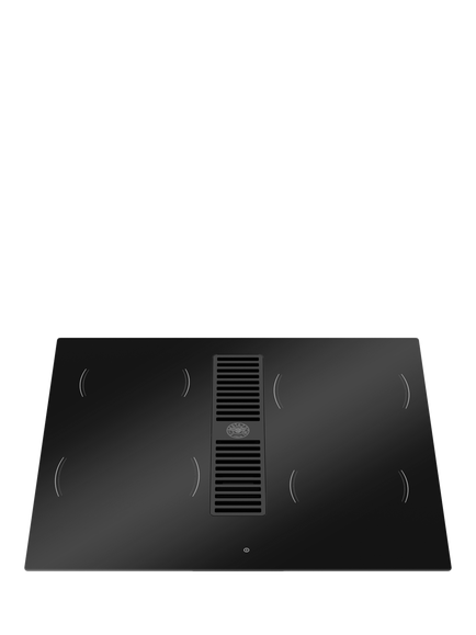 Bertazzoni P604ICH30NP 60cm Induction Hob with Integrated Extractor, Black Glass - view 2, Black Glass