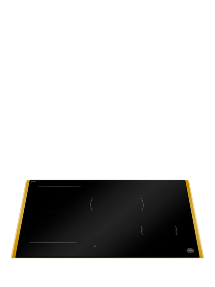Bertazzoni P784I1M30GP 78cm Induction Hob, Black and Gold - view 2, Black And Gold