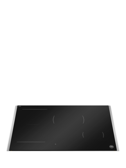 Bertazzoni P784I1M30XP 78cm Induction Hob, Black and Stainless - view 2, Black And Stainless