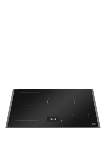 Bertazzoni P784I1M37CT 78cm Induction Hob, Black and Carbonio - view 2, Black And Carbonio