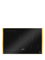 Bertazzoni P784I1M37GT 78cm Induction Hob, Black and Gold