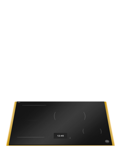 Bertazzoni P784I1M37GT 78cm Induction Hob, Black and Gold - view 2, Black And Gold