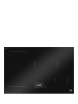 Bertazzoni P784I1M37NT 78cm Induction Hob, Black Glass