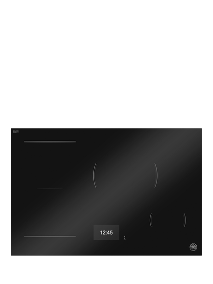 Bertazzoni P784I1M37NT 78cm Induction Hob, Black Glass, Black Glass