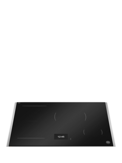 Bertazzoni P784I1M37XT 78cm Induction Hob, Black and Stainless - view 2, Black And Stainless