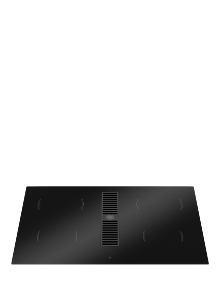 Bertazzoni P804ICH30NP 80cm Induction Hob with Integrated Extractor, Black Glass - view 2, Black Glass