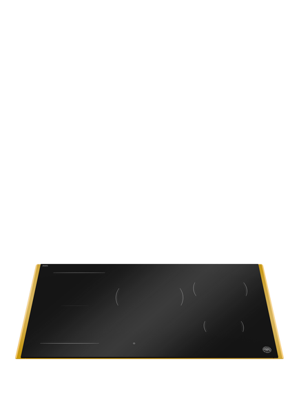 Bertazzoni P905I1M30GP 50cm Induction Hob, Black And Gold - view 2, Black And Gold