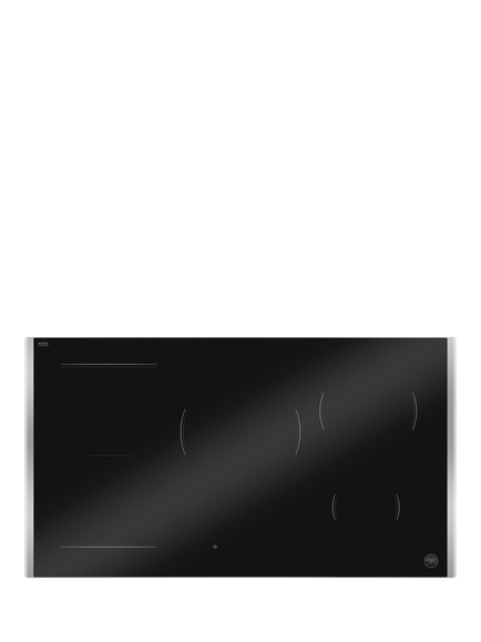 Bertazzoni P905I1M30XP 50cm Induction Hob, Black And Stainless, Black And Stainless