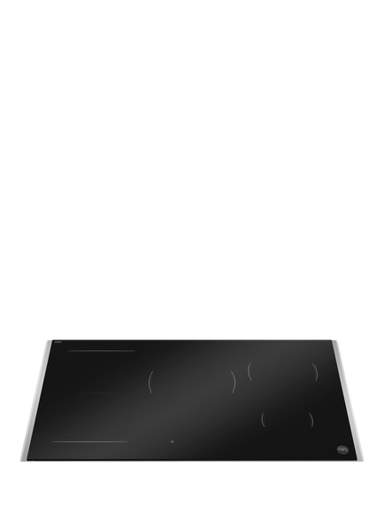 Bertazzoni P905I1M30XP 50cm Induction Hob, Black And Stainless - view 2, Black And Stainless
