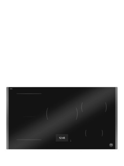 Bertazzoni P905I1M37CT 50cm Induction Hob, Black And Carbonio - view 2, Black And Carbonio