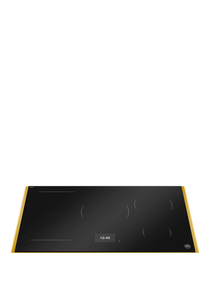 Bertazzoni P905I1M37GT 50cm Induction Hob, Black And Gold - view 2, Black And Gold
