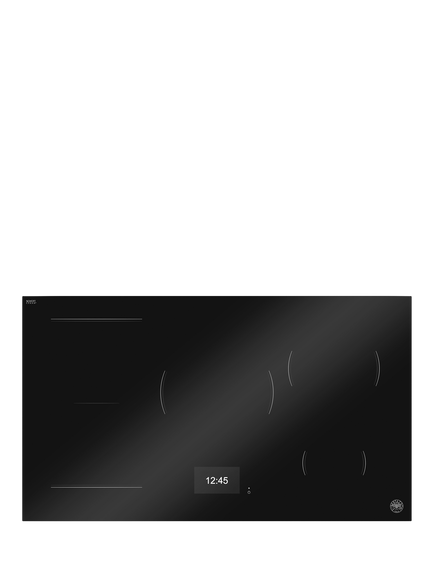 Bertazzoni P905I1M37NT 90cm Induction Hob, Black Glass, Black Glass