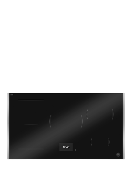 Bertazzoni P905I1M37XT 50cm Induction Hob, Black And Stainless, Black And Stainless