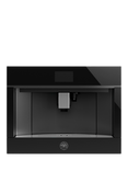 Bertazzoni Modern Series CM45MOD2WTB 45cm Built-in Coffee Machine, Black Glass