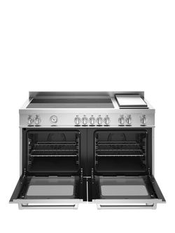 Bertazzoni Master Series Deluxe MAS125I2EXT 120cm Electric Range Cooker with Induction Hob, Stainless Steel - view 2, Stainless Steel