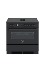 Bertazzoni Master Series MASCH94I1ENET  90cm Air-Tec Electric Range Cooker with Induction Hob, Matt Black