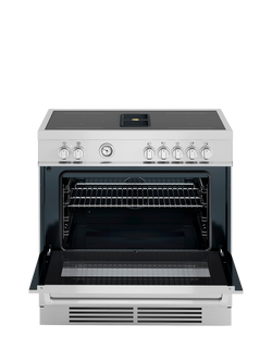 Bertazzoni Master Series MASCH94I1EXT 90cm Air-Tec Electric Range Cooker with Induction Hob, Stainless Steel - view 2, Stainless Steel