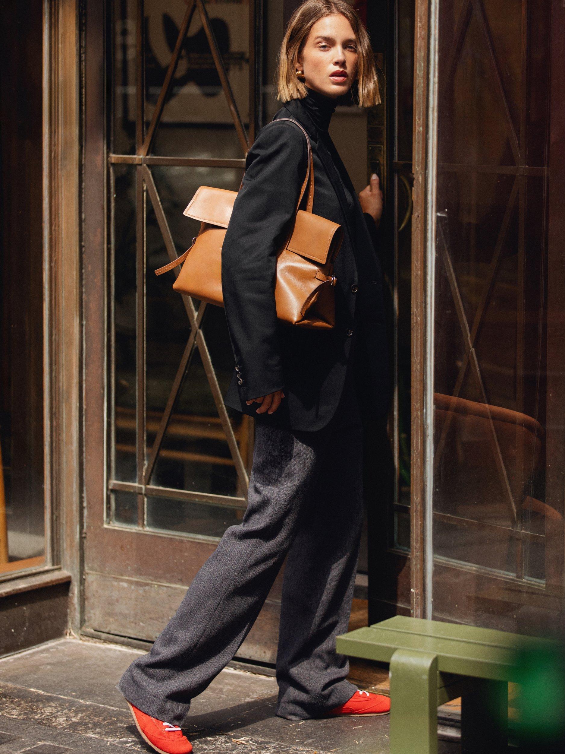 Product image 6 of 8, which shows Radley Fleet Street Leather Tote Bag, Toffee