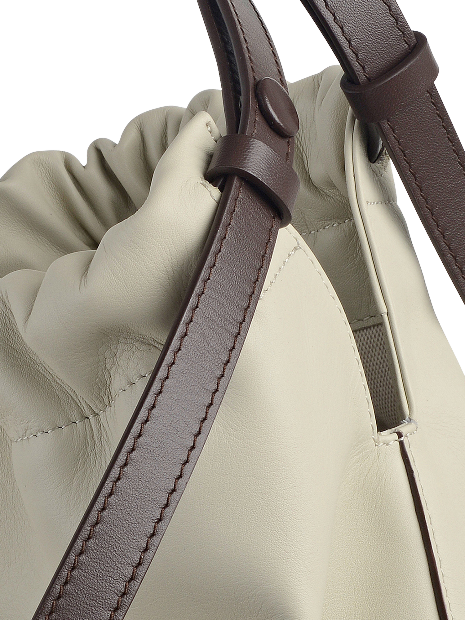 Product image 5 of 8, which shows Radley The Portobello Drawstring Shoulder Bag, White