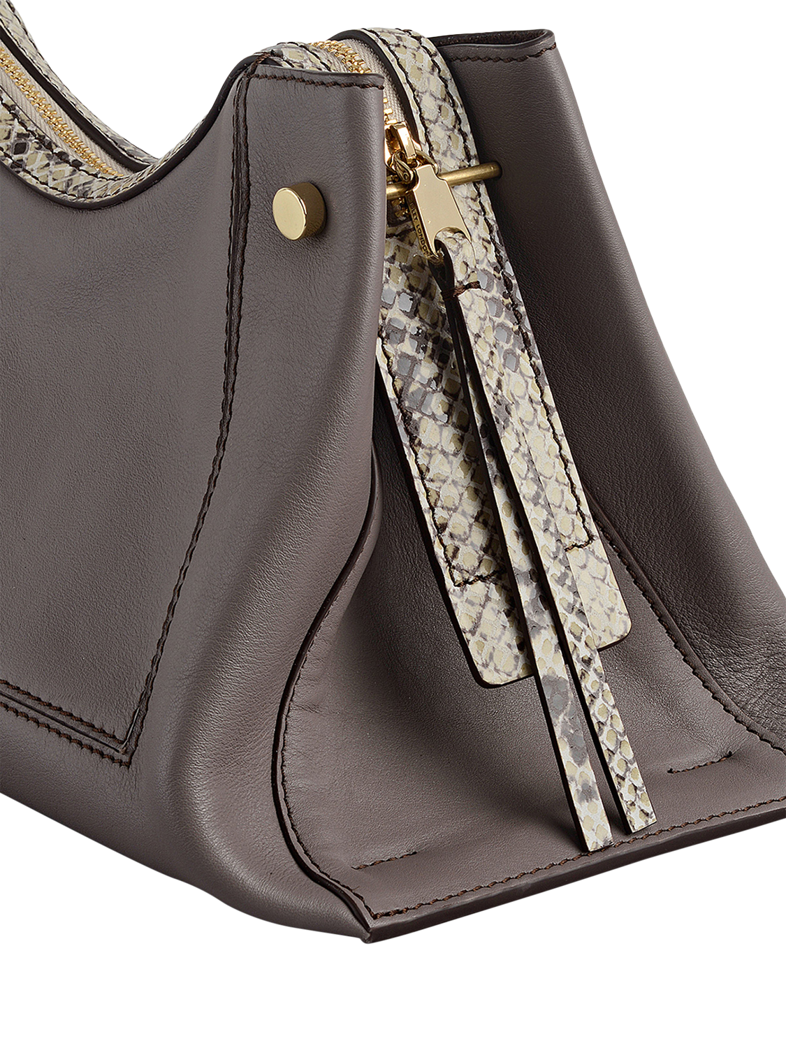 Product image 4 of 8, which shows Radley Hope Gardens Leather Shoulder Bag, Coffee