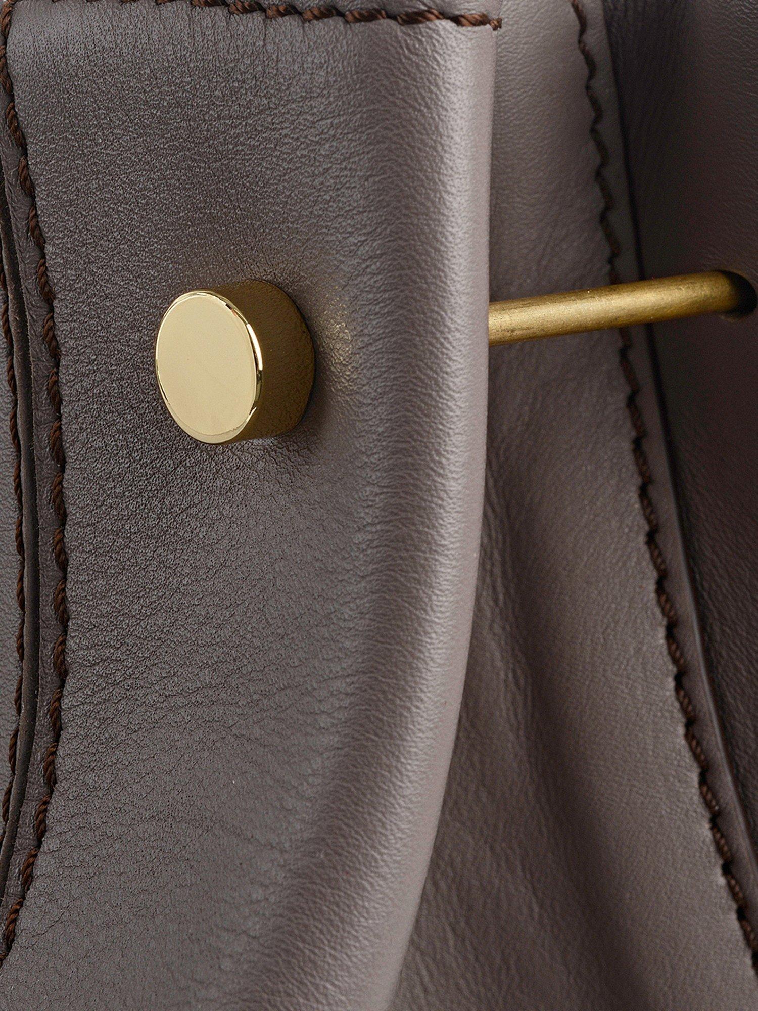Product image 5 of 8, which shows Radley Hope Gardens Leather Shoulder Bag, Coffee