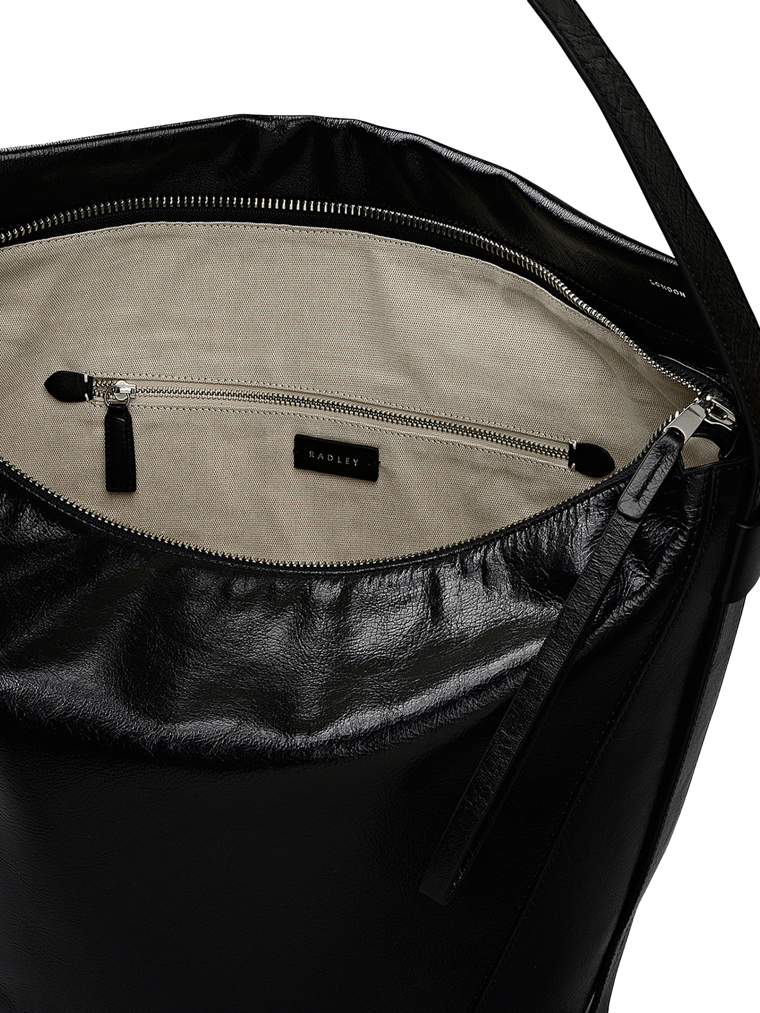 Product image 3 of 6, which shows Radley De Beauvoir Utility Shoulder Bag, Black