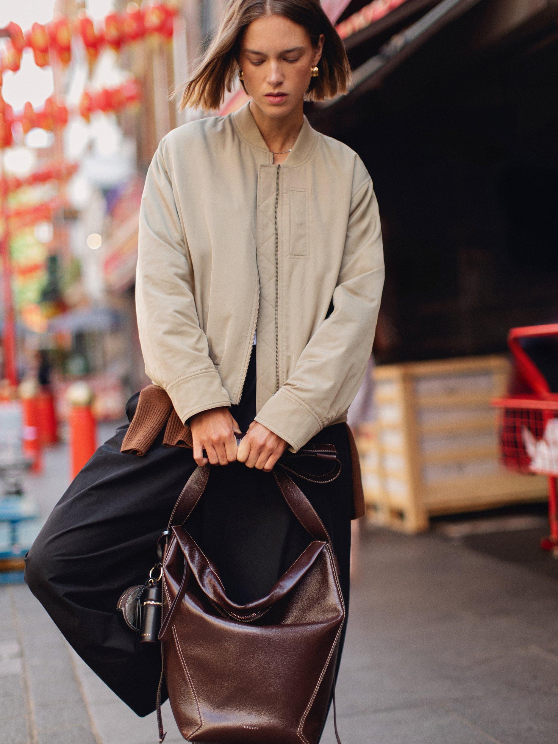 Product image 8 of 9, which shows Radley De Beauvoir Utility Shoulder Bag, Dark Oak