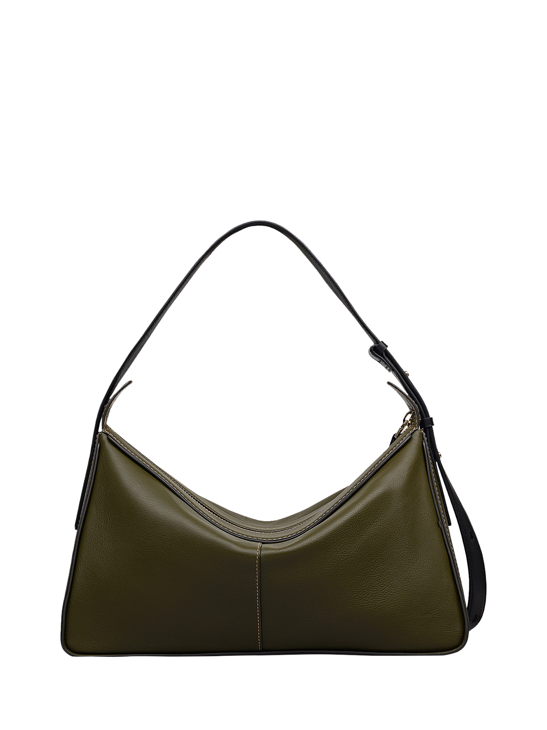 Product image 2 of 8, which shows Radley Westwell Lane Leather Shoulder Bag, Pine Needle