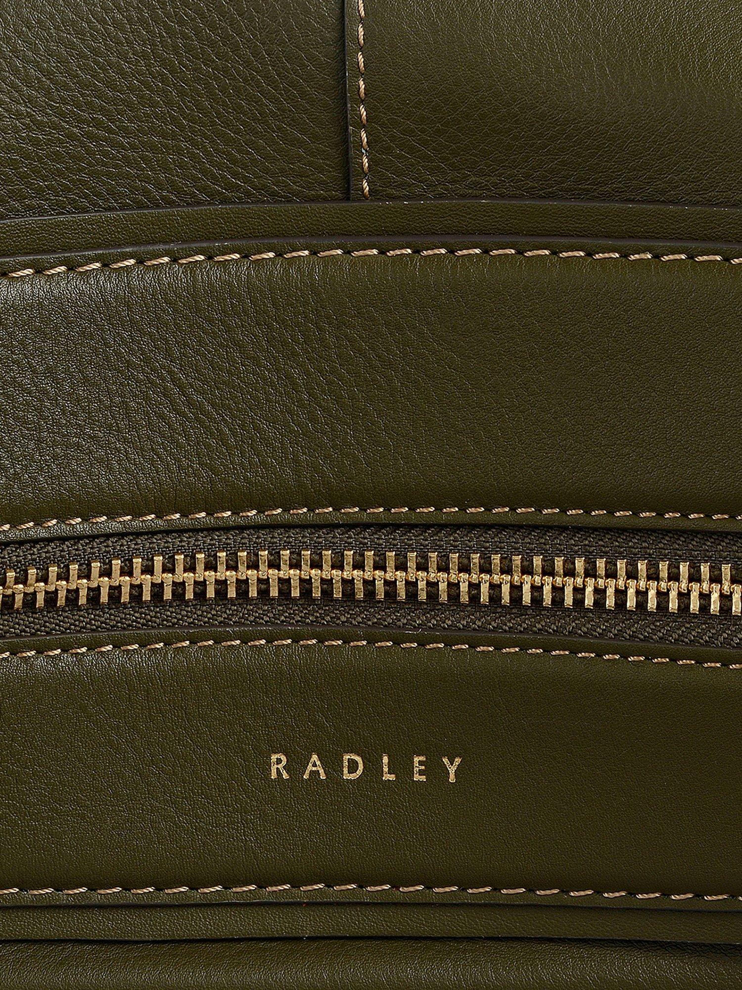 Product image 7 of 8, which shows Radley Westwell Lane Leather Shoulder Bag, Pine Needle