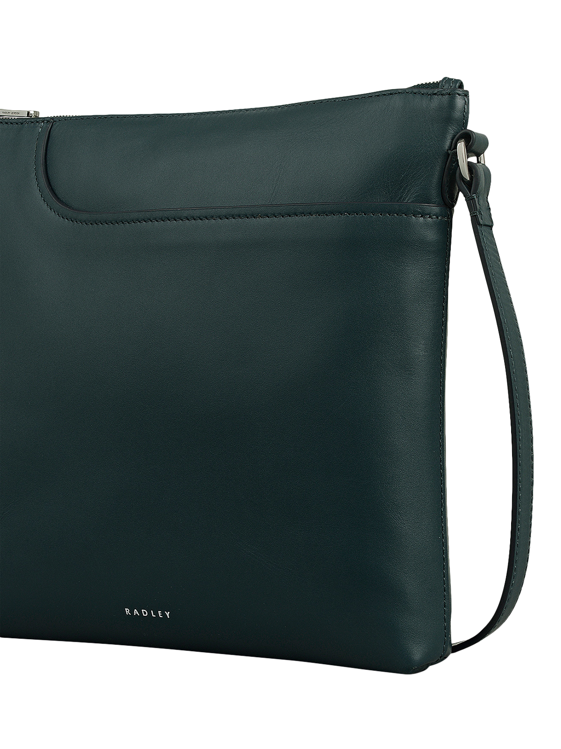 Product image 5 of 6, which shows Radley Pockets Leather Large Crossbody Bag, Teal