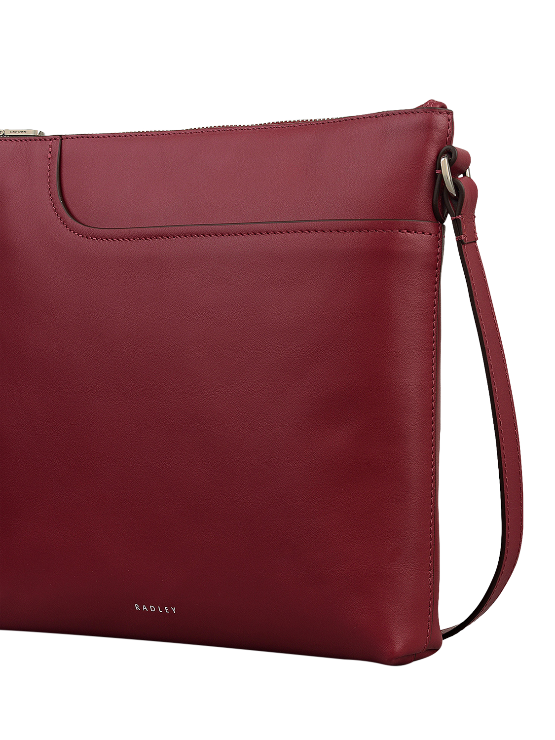 Product image 5 of 6, which shows Radley Pockets Leather Large Crossbody Bag, Carmine