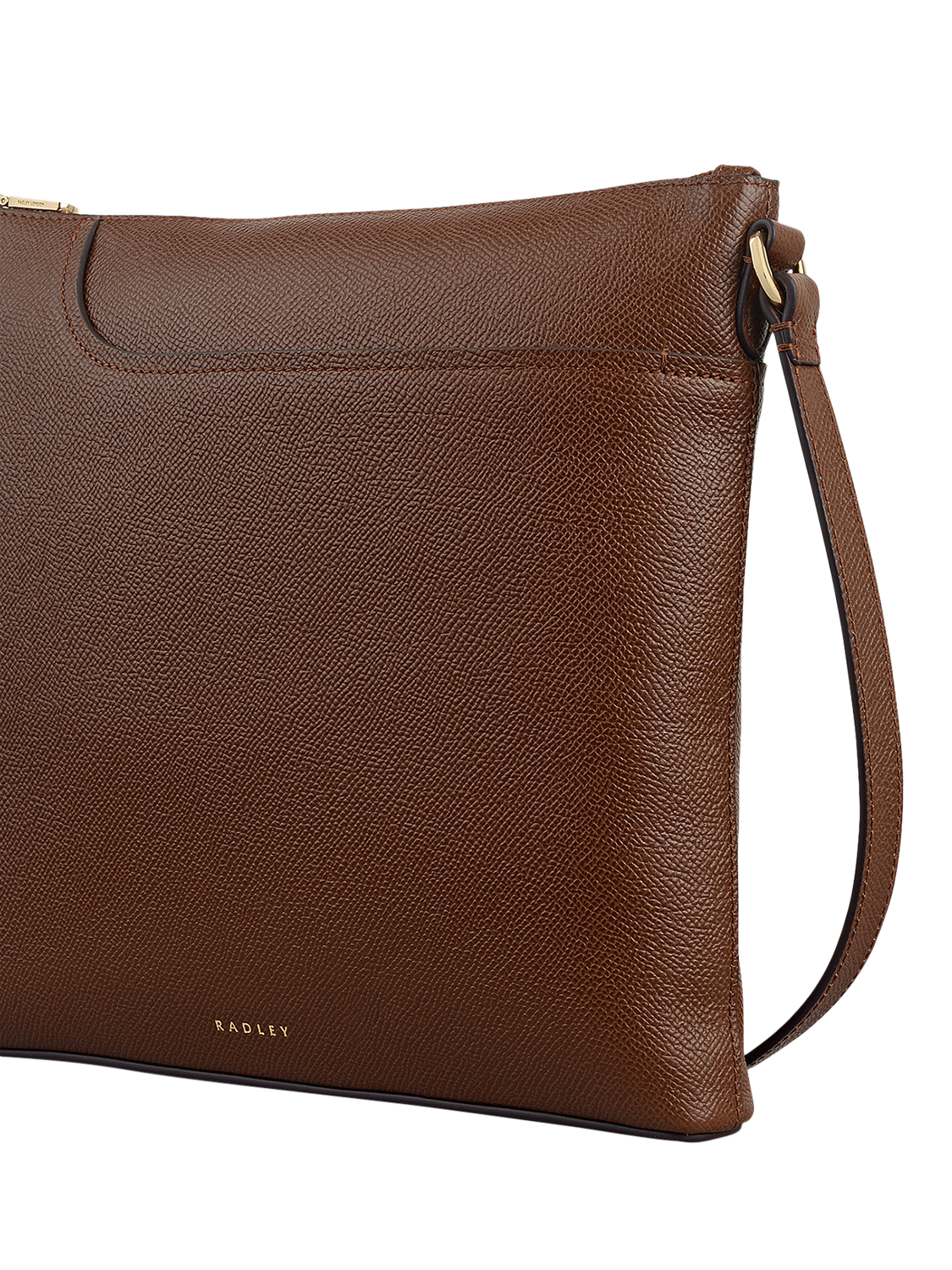 Product image 5 of 5, which shows Radley Pockets Leather Large Crossbody Bag, Chocolate
