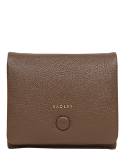 Radley Mallow Street Leather Flapover Purse, Coffee